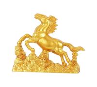 Générique Horse Year Statue - Golden Resin Decor | 2026 Lunar Animal