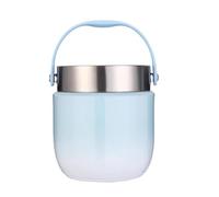 Générique Hot Lunch Container - 1200ml Leakproof Thermal Porridge & Soup Box for Outdoor Activities, Durable Food Storage for Barbecue, Hiking, Beach, Sports, Gym, Camping, Travel, Picnic, Portable