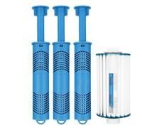 Générique Hot Tub Mineral Stick (3 Pack) | PP & Ceramic, 22.9x3.5cm, Silver ION | Water Purifier for Spa, Pool & Hot Tub | Keeps Water Clear & Clean Naturally