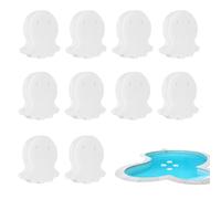 Générique Hot Tub Scum Absorber, Reusable Water Cleaner Sponge Set, 10 Piece Absorbent Spa Filter Pad, Oil Dirt Grease Remover Tool, for Bathroom Kitchen Bathtub Pool Indoor Household Cleaning Use