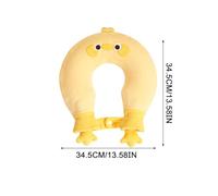 Générique Hot Water Bottle, U-Shape Neck Cold Pad, Animal Design Hots Water Pouch with Plush Cover, Hot Waters Bottle for Winter Menstrual, Reusable Heating Pad, Warm Bag for Women Kids