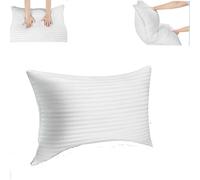 Générique Hotel Pillows, Home & Hotel Bed Pillows,Shape Retention for Side,Back Or Stomach Sleepers,Fluffy,Soft,Breathable,and Cool (1pcs,Queen (U.K. Standard))