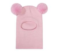 Générique Hôtesse Baby Winter Hat Scarf Set Toddler Beanie Hats Girl Boy with Neck Warmer Beanie for Kids Knit Warm for Cold Weather Bonnet Ski Violet (Pink, One Size)