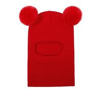 Générique Hôtesse Baby Winter Hat Scarf Set Toddler Beanie Hats Girl Boy with Neck Warmer Beanie for Kids Knit Warm for Cold Weather Bonnet Ski Violet (Red, One Size)