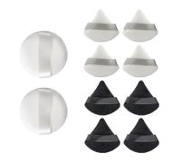 Générique Houppettes à Poudre Visage Coton 10 Pièces Applicateurs de Maquillage pour Poudres Lâches Coussinets Cosmétiques Précis et Doux