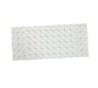 Générique Housse Anti-Poussière pour Lave-Linge et Sèche-Linge Coton et Lin Blanche à Motif Grand Carreau 30X90 CM Protection Polyvalente Poches Latérales Adaptée Micro-Ondes et