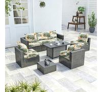 Générique Housse Assise de Canapé Extensible,Exterieur Housse de Coussin de Siège de Canapé Antidérapant Universelle,Protection Meubles Couvre,pour Salon Jardin Terrasse(Color5,2 pièces)