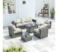 Générique Housse Assise de Canapé Extensible,Exterieur Housse de Coussin de Siège de Canapé Antidérapant Universelle,Protection Meubles Couvre,pour Salon Jardin Terrasse(Color4,2 pièces)