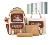 Générique Housse Capybara Sac À Dos,Sac à Dos Grande Capacité avec Trousse - Ensemble Scolaire avec à Mignon | Pour Élèves Maison Salle De ortoir Voyage Extérieur Anniversaire Fête Des