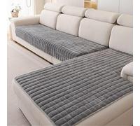 Générique Housse De Canapé 1 à 4 Places,Housse Douce,Antidérapante Lavable Housse De Protection pour Canapés Standards d'angle Adaptée à Divers Types De D'intérieur,Dark Gray,90 * 240cm