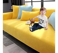 Générique Housse de Canapé Chenille d’Angle1/2/3/4 Places Protection Canapé Anti-Taches avec Accoudoirs Revetement Universelle Antidérapante Gris(F,110 * 160cm)