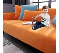 Générique Housse de Canapé Chenille d’Angle1/2/3/4 Places Protection Canapé Anti-Taches avec Accoudoirs Revetement Universelle Antidérapante Gris(E,45 * 45cm)