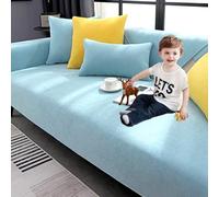 Générique Housse de Canapé Chenille d’Angle1/2/3/4 Places Protection Canapé Anti-Taches avec Accoudoirs Revetement Universelle Antidérapante Gris(J,70 * 240cm)