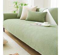 Générique Housse de canapé, Housse 1/2/3/4 Places, couvertures for siège, Protection antidérapante, jeté, Forme L(Matcha Green,70 * 180CM)