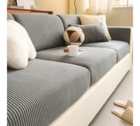 Générique Housse de canapé Velours Côtelé - Protection pour Dossier et Coussins - Couvre Canapé Souple pour Toutes Les Saisons - Drap Housse Pratique et Esthétique