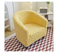 Générique Housse De Chaise Extensible en Flanelle Douce, Universelle, for Salon, Bar, Hôtel(Yellow)