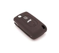 Générique Housse de n Silicone pour Citroën C1 C2 C3 C4 C5 3 Boutons Bleu Foncé