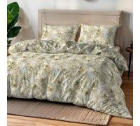 Générique Housse de Couette 140x200 Feuilles de Bambou Parure de Lit 140x200 Microfibre Doux et Confortable Housse Couette Enfant Frais avec 2 Taie Oreillers 65x65 QC1371