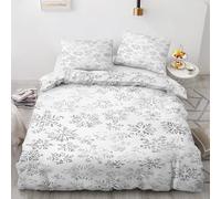 Générique Housse de Couette 160x200 Thème de Noël Parure de Lit 160x200 Enfant 1 Personnes avec Fermeture Éclair Sets de en Microfibre avec 1 Taie d'oreiller 65x65 cm 5W11Q200021