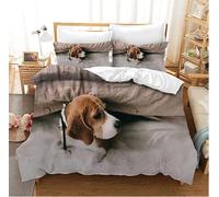 Générique Housse de Couette 180x200 Teckel Parure de Lit 180x200 Enfant 1 Personnes avec Fermeture Éclair Sets de en Microfibre avec 1 Taie d'oreiller 65x65 cm 5L9W260669