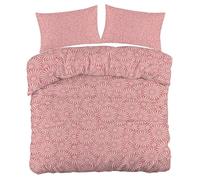Générique Housse de Couette 220x240 Marguerites Roses Parure Lit Microfibre Housse Couette et 2 Taies d'oreiller 65x65, Fermeture éclair, Hommes Femmes Style Doux HF1832