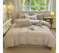 Générique Housse De Couette Coton Doux Linge De Lit pour 1~2 Personne Lits Housses De ÉDredon DéCorative Housse De Duvet LéGèRe Et Respirable, Fermeture éClair, Lavable(Pillow Cover: 48x74cm,A)