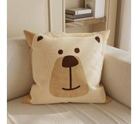 Générique Housse de Coussin 60x60 Plush Court Doux Impression Double Face