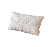 Générique Housse de Coussin Citrouille Halloween Decoration Automne Taie Oreiller Fourrure Housse Coussin 30x50 Rectangulaire Cream
