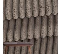 Générique Housse de Coussin de Banc Rayure Velours Vôtelé for Intérieur/Extérieur, Cuisine, Tatami, Jardin, 5 cm D'épaisseur, Housse de Banc Antidérapante avec Fermeture éclair(Café,100x60x5cm)