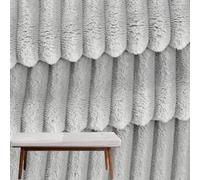 Générique Housse de Coussin de Banc Rayure Velours Vôtelé for Intérieur/Extérieur, Cuisine, Tatami, Jardin, 5 cm D'épaisseur, Housse de Banc Antidérapante avec Fermeture éclair(Gris,130x60x5cm)