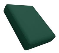 Générique Housse de Coussin de Canapé Exterieur Imperméable 60x60/55x45 avec Fermeture éclair - Housse de Coussin de Siège de Canapé pour Canapés, Chaises, Terrasses et Jardins(Vert foncé,50x45x10cm)