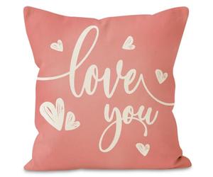 Générique Housse de coussin de voiture pour la Saint-Valentin Coussin imprimé en lin festif pour salon et chambre à coucher confortables, parfait pour les amoureux et les couples (B, 45x45x1)