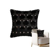 Générique Housse De Coussin Halloween - Polyester 45x45cm | Taie Fantôme Tasse Décorative | Revêtement Oreiller Canapé Douillet pour Appartement Hôtel Chambre Salon Entrée Déco