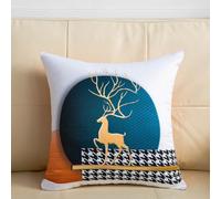 Générique Housse de Coussin Lot de 4 LinAnimal d'or 40x40 CM