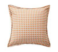 Générique Housse de Coussin Lot de 4 LinBleu Orange 40x40 CM Bohème