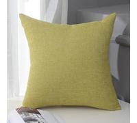 Générique Housse de Coussin Lot de 4 LinJaune-Vert 40x40 CM Bohème