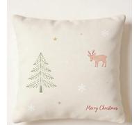 Générique Housse de Coussin Lot de 4 LinModèle Beige 40x40 CM