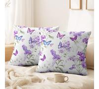 Générique Housse de Coussin Ludique, Dessin animé, Doux, Collage 40 x 60 CM Rose, Branches, Ailes Doux Décoratif Taie d'oreiller pour Décorations Festives, Chambre, Chaise