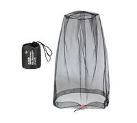 Générique Housse de en Maille pour Capuche en Filet Anti-Mouches, système de barrière Anti-Insectes léger avec Cordon de Serrage sur Le Chapeau, Portable pour Bouclier extérieur | Pêche Ca