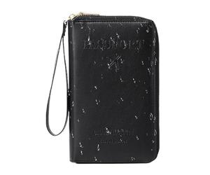 Générique Housse De Passeport | Couverture de Passeport avec Fentes Multiples pour Cartes en Cuir PU - Portefeuille Organisateur Portable Imperméable pour Billets Documents Et Argent De Voyage