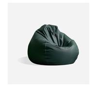 Générique Housse De Pouf en Simili Cuir Imperméable, Housse De Pouf Lavable for Assise Au Sol, Fauteuil Relax À Remplissage DIY, Meuble for Salon Et Dortoir(Green)