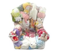 Générique Housse De Pouf Rangement | Housse De Chaise De Rangement Jouets Imperméable | Canapé Gain De Place pour Coin Chambre Garderie École Maternelle Adolescents