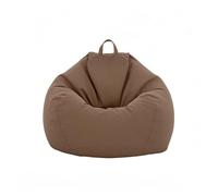 Générique Housse De Pouf sans Remplissage Housse De Canapé Respirante for Intérieur/Extérieur Housse Confortable for Salon Maison(Brown,80 * 90cm)