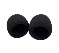 Générique Housse de Protection Anti-Vent pour Compatible avec SoloCast, Housse à Enfiler en Mousse Noire pour Chat de Jeu, Voix Off, Cours, Housse Noire à Enfiler pour tête de Microphone