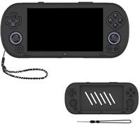Générique Housse de Protection en Silicone de 5 Pouces pour Trimui Smart Pro Game Console,Gaming Console Protection Contre Les Chutes de la Console, étui de Protection en Peau Souple (Noir)