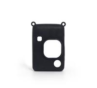 Générique Housse de Protection en Silicone pour Instax Mini Liplay Camera Protective Case, Simple Solid Color, Dust-Proof and Stain Resistant,Protective Sleeve (Black)