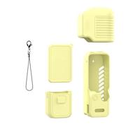 Générique Housse de Protection en Silicone pour Pocket 4, avec découpe précise et Capuchon d ' Objectif, Manchon en Silicone pour Appareil Photo
