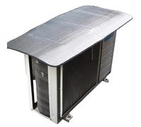 Générique Housse de Protection for climatiseur, Pare-Soleil en Aluminium, résistant aux Hautes températures, imperméable et Isolant Thermique(116cmx55cm)