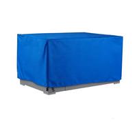Générique Housse de Protection Mobilier de Jardin Rectangulaire, 420D Oxford Imperméable Robuste, Housse pour Canapé Module Salon de Jardin Table Chaise Extérieur (Blue 120x60x75cm)