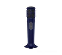 Générique Housse de Protection pour JBL PartyBox Micro sans Fil Coque en Silicone Antichoc et Anti-Rayures Coque Souple à Couverture Complète pour Microphones PartyBox (Navy Blue)
